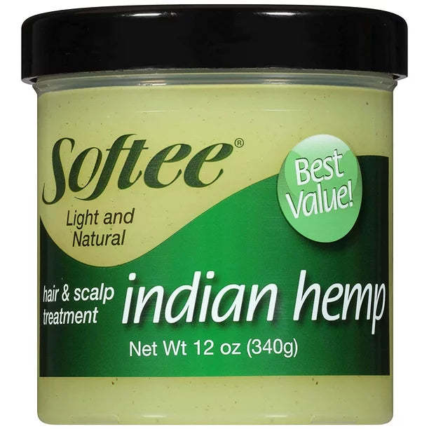 Softee Indian Hemp Light And Natural Hair & Scalp Treatment 5 oz