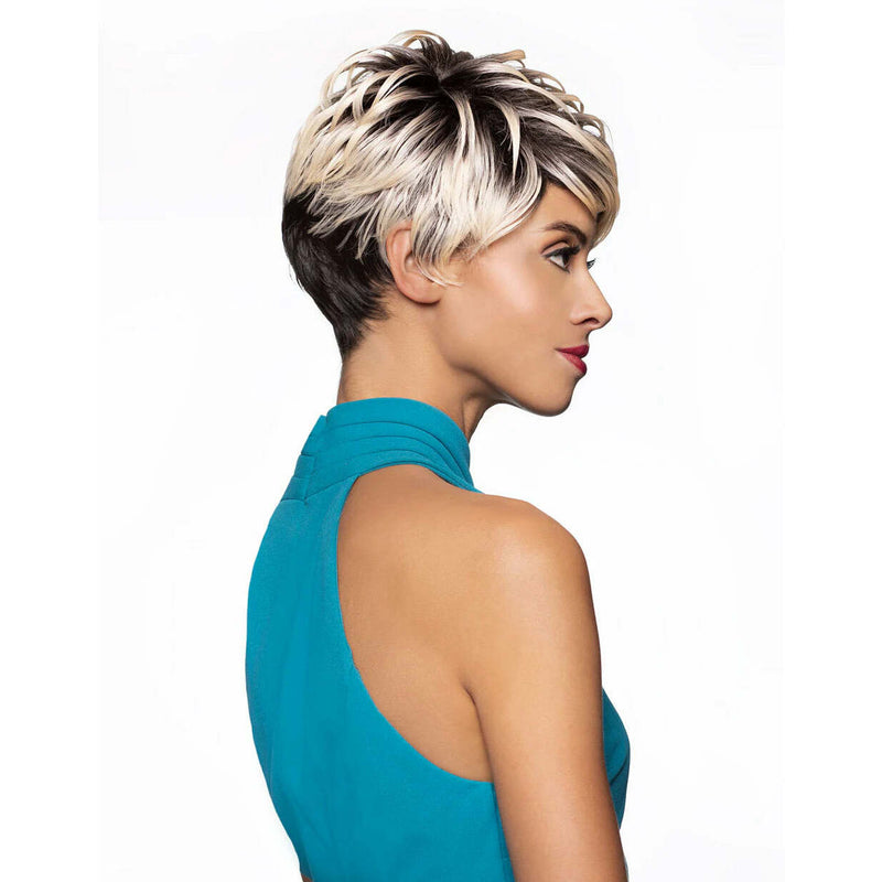 Foxy Silver Synthetic Natural Wig - ANABEL