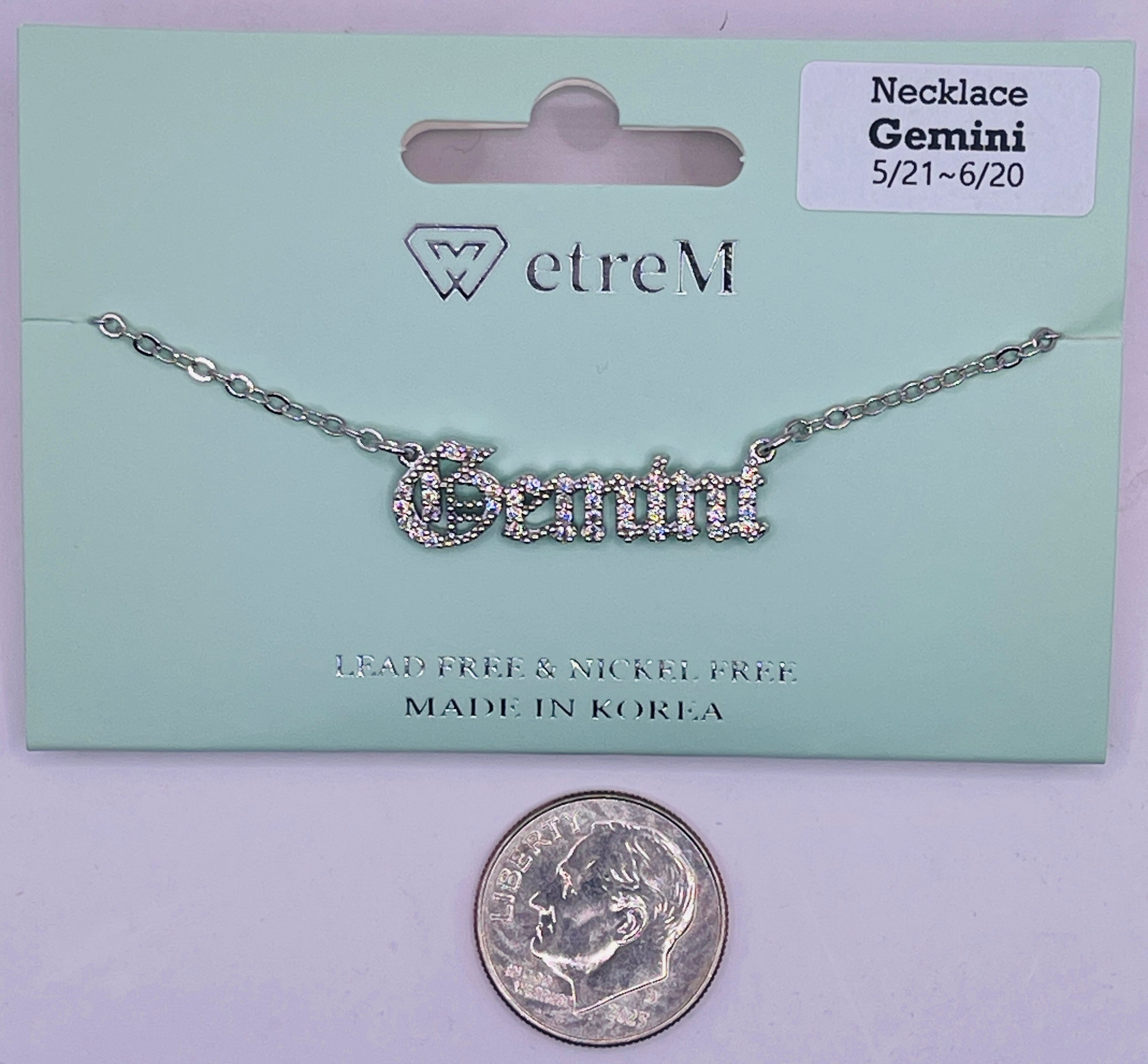 Zodiac Necklace Gemini 5/21~6/20 – Beauty Nation