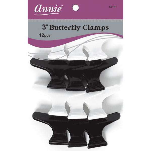 Annie Butterfly Clamps 3In 12Ct #3181