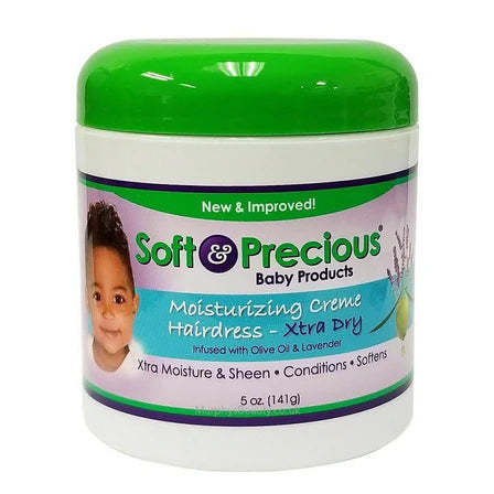 Soft & Precious Baby Moisturizing Creme Hairdress Xtra Dry 5 Oz