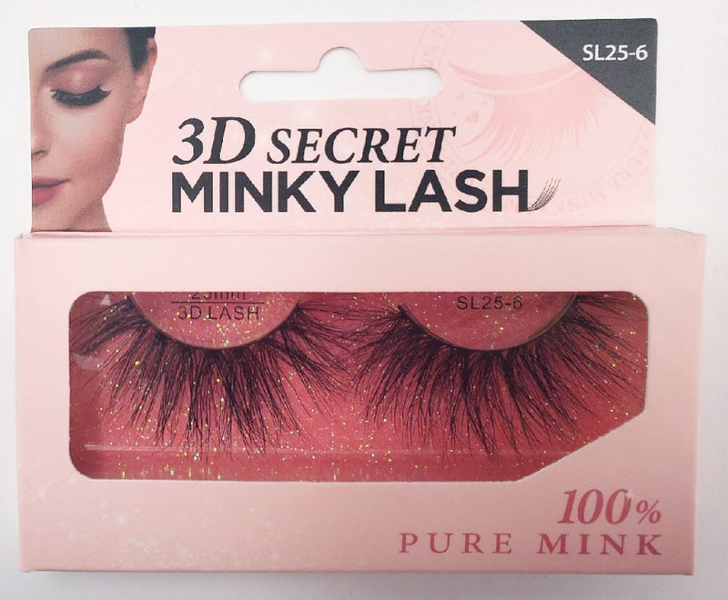3D Secret MINKY Lash - SL25-6