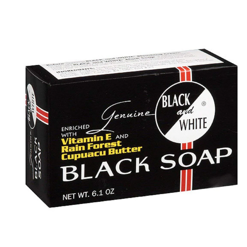 Black And White Black Soap, 6.1 Oz.