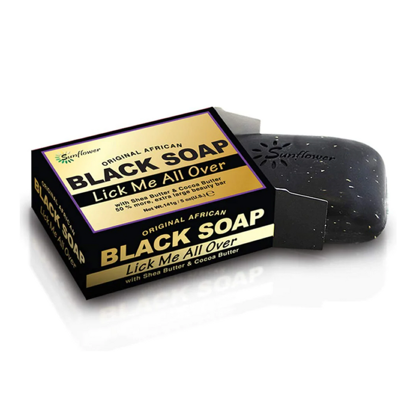 Sunflower Black Soap, Lick Me All Over 5 Oz.