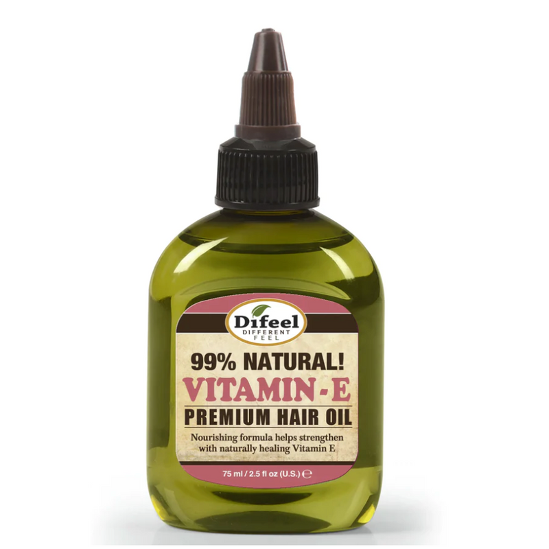 Difeel 99% Natural Blend Vitamin E Premium Hair Oil 2.5 Oz.