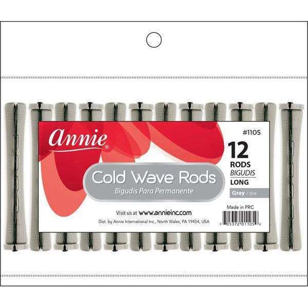 Annie Cold Wave Rod Long 12Ct Gray #1105