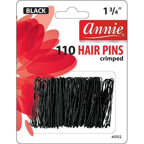 Annie Hair Pins 1 3/4" 110Ct Black #3312