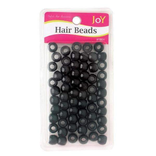Joy Big Round Beads Large Size 60Ct Black - #1801