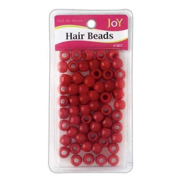 Joy Big Round Beads Large Size 60Ct Red - #1807