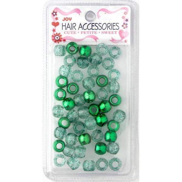 Joy Round Plastic Beads Large Size 50Ct Asst Color - #1792