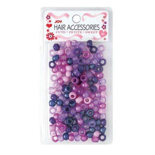 Joy Round Plastic Beads Regular Size 200Ct Asst Color - #1782