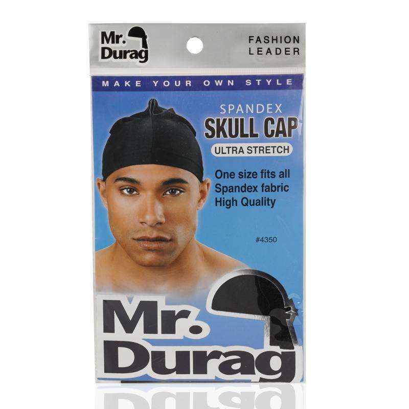 Mr. Durag Spandex Skull Cap Black #4350