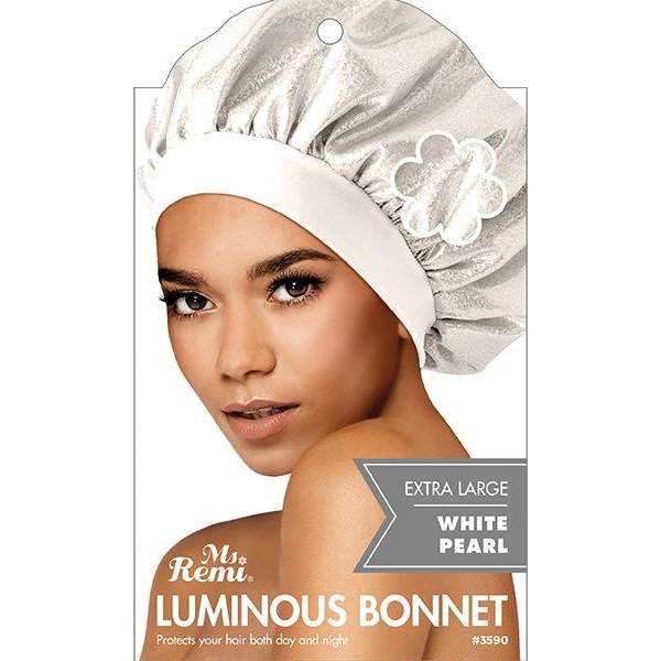 Ms. Remi Luminous Bonnet XL White #3590