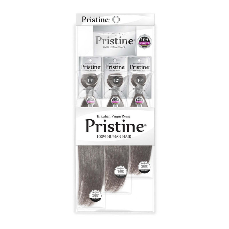 Pristine 10A 100% Unprocessed Human Hair Straight - Natural