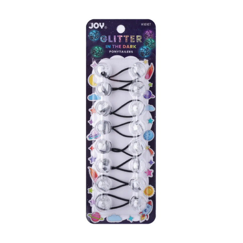 Joy Twin Beads Ponytailer 20mm 8ct Glitter Glow #16167