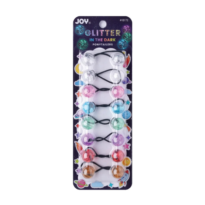 Joy Twin Beads Ponytailer 20mm 8ct Glitter Glow #16172