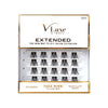 V Luxe Extended Faux Mink Cluster Lashes #VE01