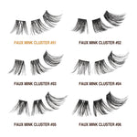 V Luxe Extended Faux Mink Cluster Lashes #VE06