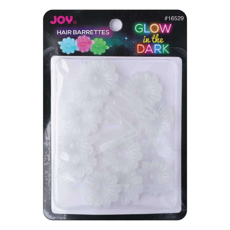 Joy Barrettes Glow-in-the-Dark White Daisy #16529