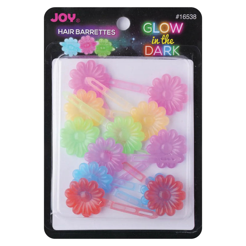 Joy Barrettes Glow-in-the-Dark Multicolor Daisy #16538