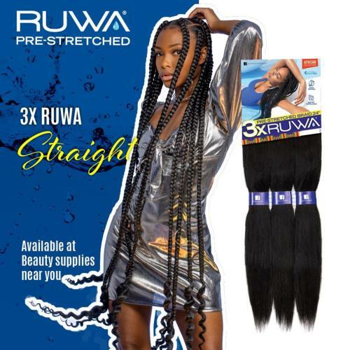 Sensationnel Braids XPRESSION 3X Ruwa Pre-Stretched Braid 18"