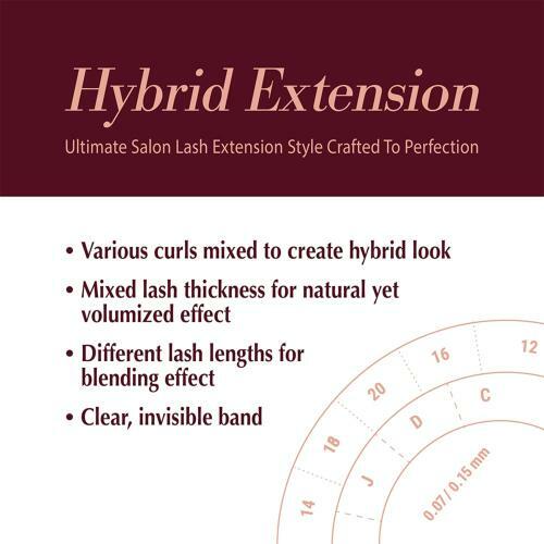 i Envy Hybrid Extension Ultimate Salon Lashes - IHL01