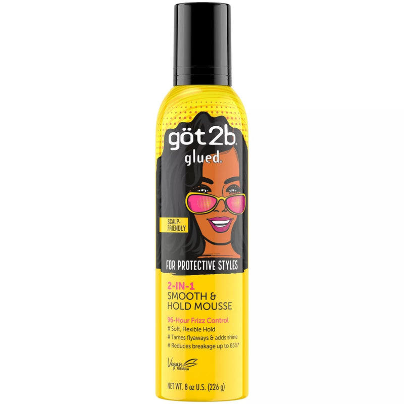 Got2B Glued Smooth & Hold Hair Mousse - 8oz