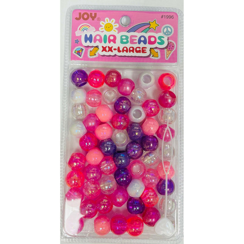 Joy Round Plastic Beads XX-Large 60ct Assorted #1996