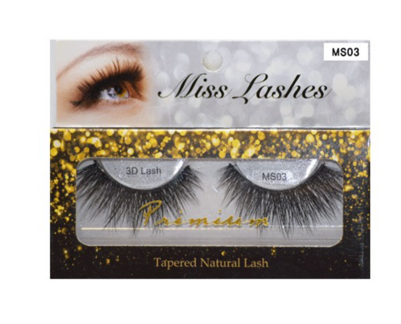 Miss Lashes 3D Volume Lash 100% Silk Lash - MS03