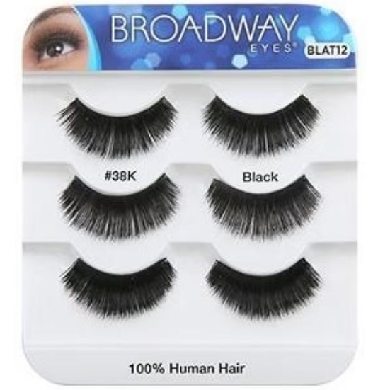 Broadway 100% Human Hair Lashes Trio Pack - BLAT12