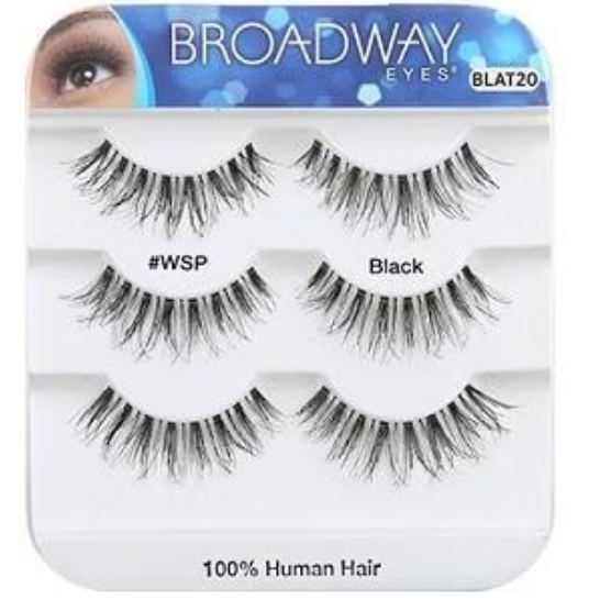 Broadway 100% Human Hair Lashes Trio Pack - BLAT20
