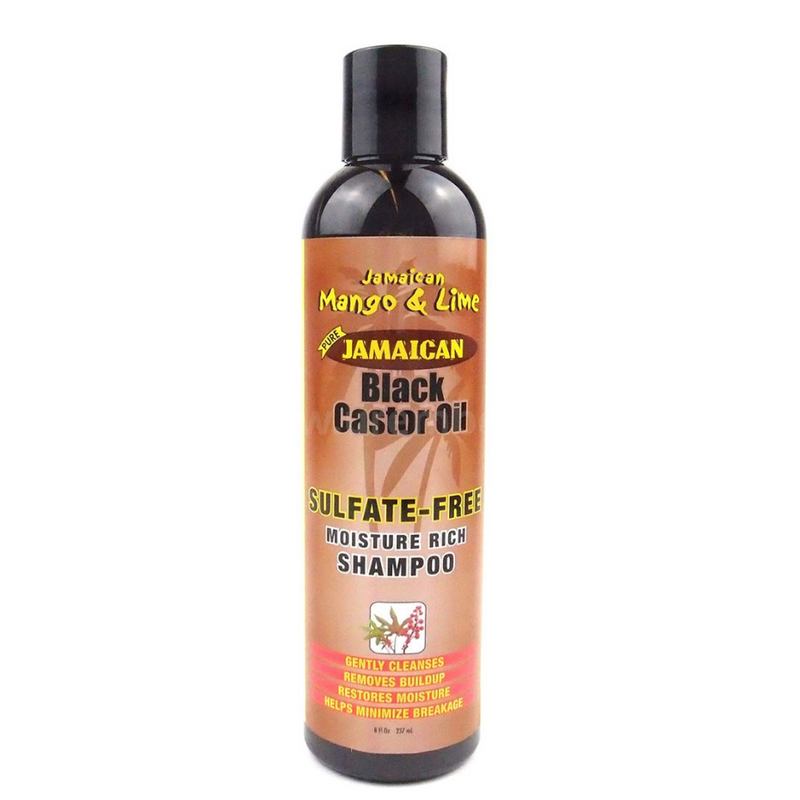 Jamaican Mango & Lime Black Castor Oil Sulfate Free Shampoo 8 Oz