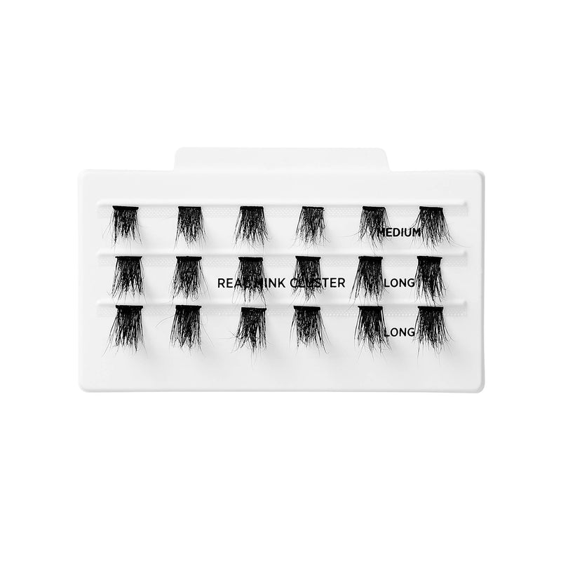 V Luxe Extended Real Mink Cluster Lashes #VMC01