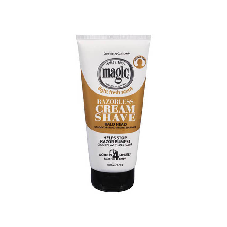 Magic Bald Head Razorless Cream Shave 6 OZ – Beauty Nation