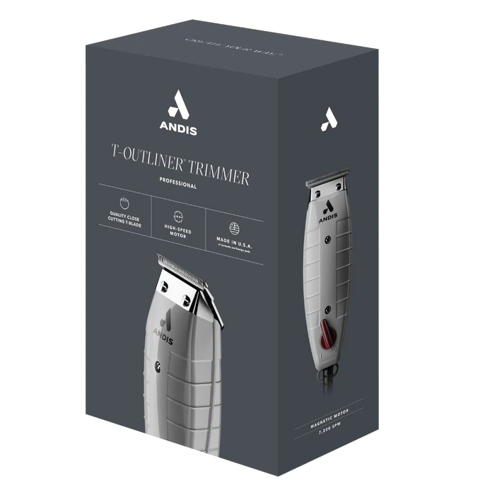 Andis T-Outliner Trimmer with T-Blade, Gray