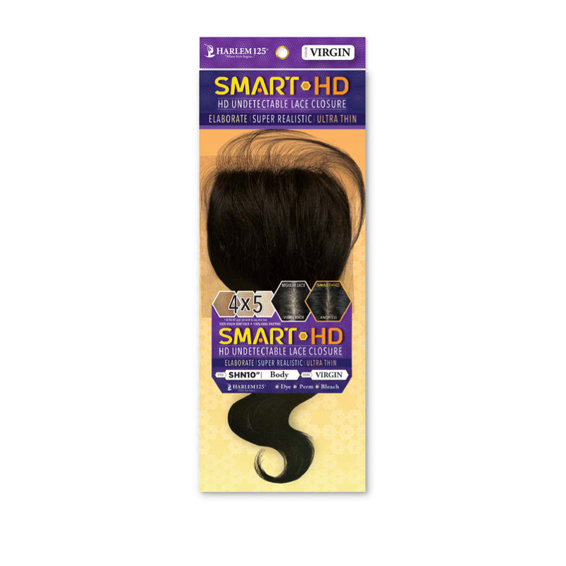 Harlem125 Smart HD undetectable 4x5 Lace Closure SHS BODY 12"