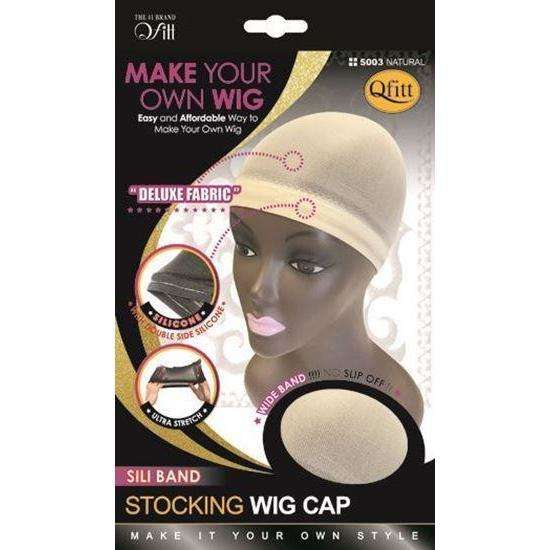Qfitt Sili Band Stocking Wig Cap - #5003 Natural