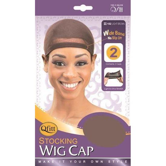 Qfitt Stocking Wig Cap #102 - Light Brown