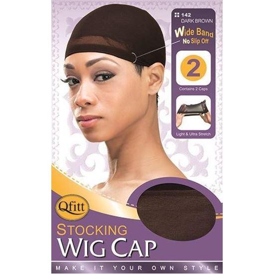 Qfitt Stocking Wig Cap #142 - Dark Brown
