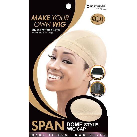 Qfitt Span Dome Style Wig Cap #5037 Natural