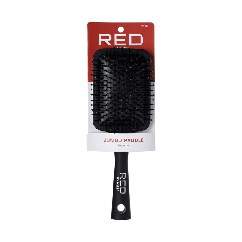 RED Jumbo Paddle Brush by Kiss #HH16