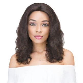 Janet Collection 100% Natural Virgin Remy Human Hair - 360 Lace Wig 20" Natural Black