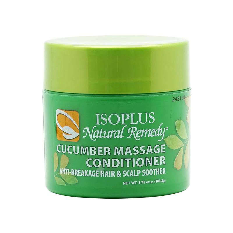 Isoplus Natural Remedy Cucumber Massage Conditioner Anti-Breakage Hair & Scalp Soother 4 Oz.