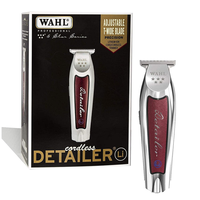Wahl Professional 5 Star Cordless Detailer Li Trimmer with 100+ Minute Run Time for Professional Barbers and Stylists