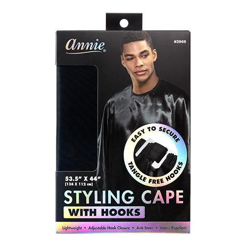 ANNIE STYLING CAPE WITH HOOK 53.5" X 44" #3969