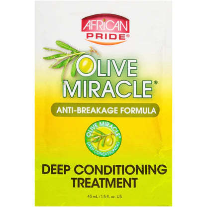 African Pride Olive Miracle Deep Conditioning Treatment, 1.5 Oz