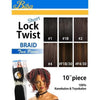 10" Biba Short Lock Twist Braid 2 Pieces Synthetic HAIR