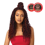 Outre X-Pression Twisted Up Lace Front 4X4 Braid Wig Boho Passion Waterwave 22"