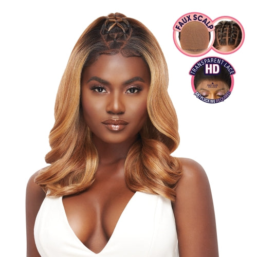 Outre HD Lace Front Wig Perfect Hairline Fully Hand-Tied 13X4 Lace Wig Ella
