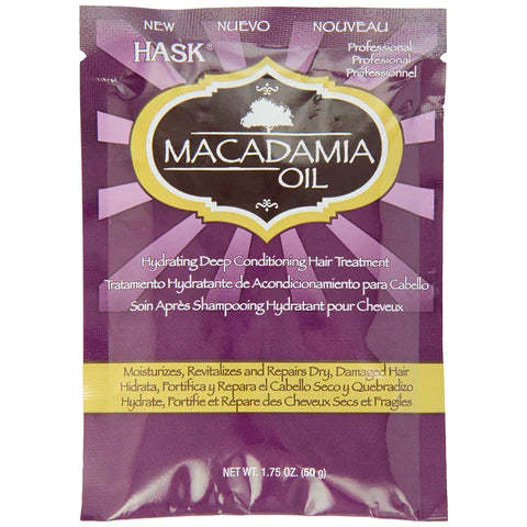 Hask Macadamia Oil Deep Conditioning Hair Treatment Packet, 1.75 Oz.